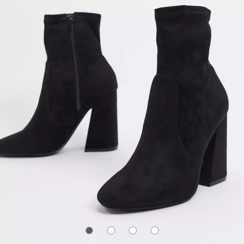 ASOS Black Suede booties